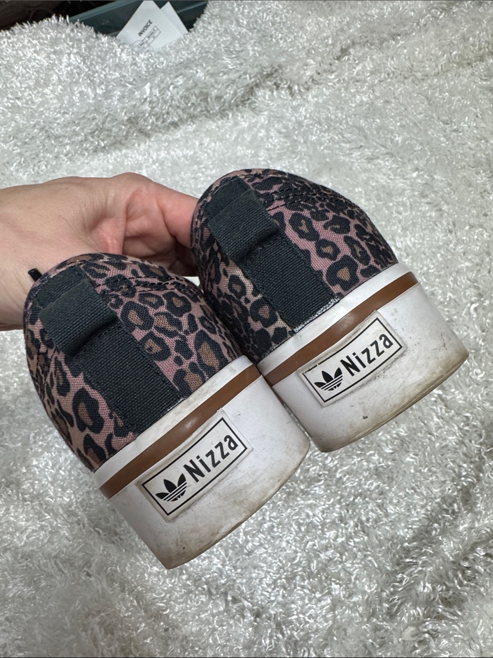 Adidas nizza leopard print sneakers women’s 9 - Picture 3 of 7